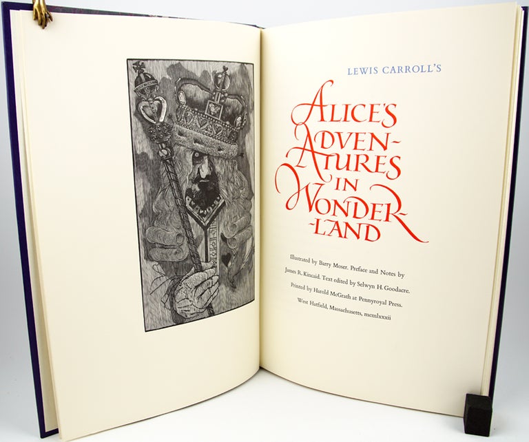 Item #32038 Alice's Adventures in Wonderland; Through the Looking-Glass. Lewis Carroll.