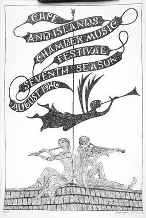 Item #32115 (Edward Gorey). Poster for Seventh Season of Cape and Islands Chamber Music Festival