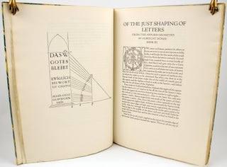 Of the Just Shaping of Letters, from the Applied Geometry of Albrecht Durer, Book III.