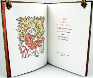 Item #32187 A Visit from St. Nicholas. The Night before Christmas. Clement Moore