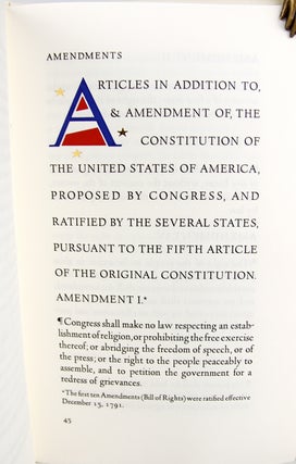 (Arion Press). Constitution of the United States. Published for the Bicentennial of its Adoption in 1787.