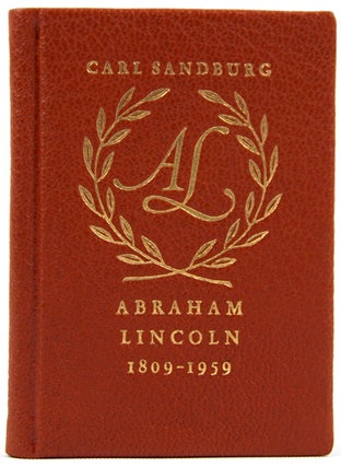Item #32213 Abraham Lincoln, 1809-1959. The Address by Carl Sandburg before the United States...