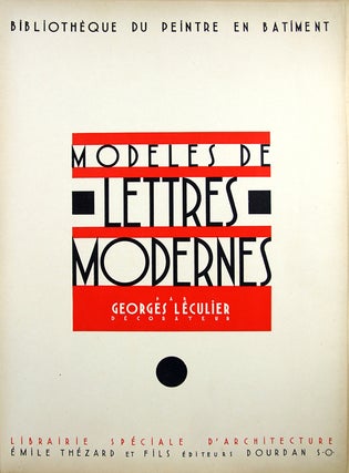 Modèles de Lettres Modernes.