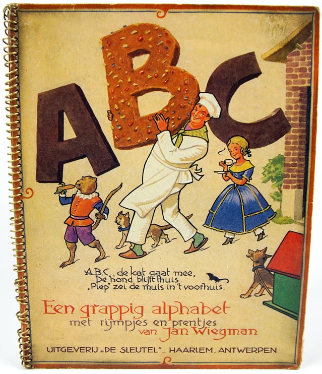 Item #32227 ABC: Een Grappig Alphabet. Jan Wiegman.