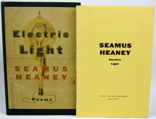 Item #32479 Electric Light. With uncorrected proof. Seamus Heaney