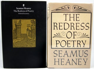 Item #32489 The Redress of Poetry. Seamus Heaney
