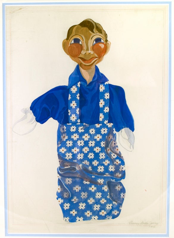 Item #32501 Original puppet design of a young boy.