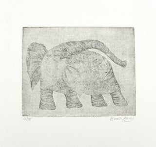 Item #32502 "Elephant Looking Back" Edward Gorey