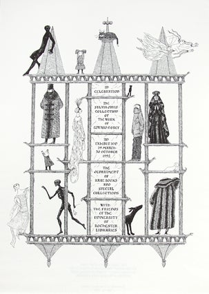 Item #32503 University of Rochester exhibition poster by Edward Gorey