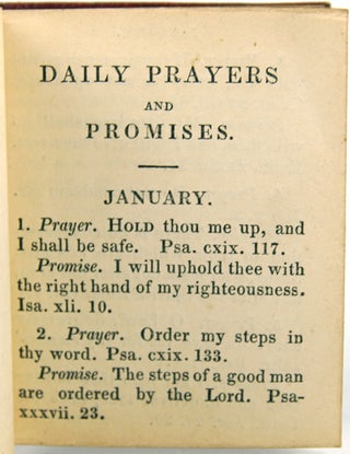Daily Prayers and Promises. From the Holy Scriptures.