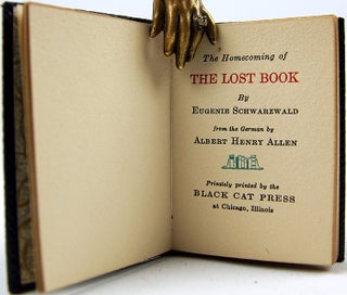 Item #32649 The Homecoming of the Lost Book. Eugenie Schwarzwald