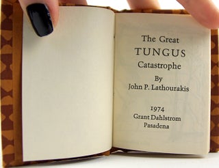 Item #32735 The Great Tungus Catastrophe. John P. Lathourakis