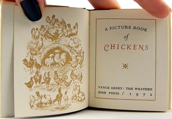 Item #32750 A Picture Book of Chickens. Vance Gerry.