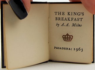 Item #32768 The King's Breakfast. A. A. Milne