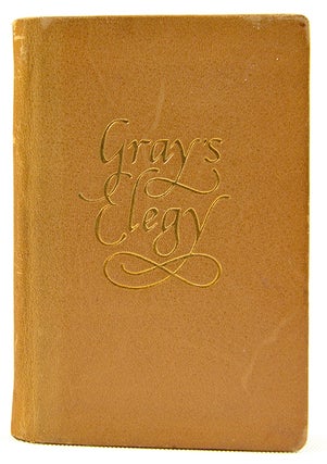 Item #32808 Gray's Elegy. Written in a Country Churchyard. Thomas Gray