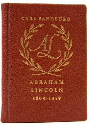Item #32812 Abraham Lincoln, 1809-1959. The Address by Carl Sandburg before the United States...