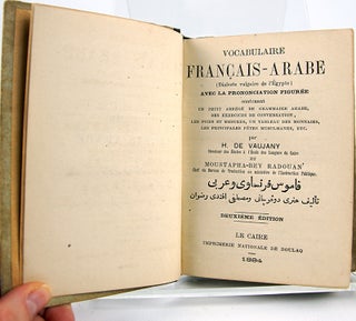 Item #32833 Vocabulaire Français-Arabe (Dialecte Vulgaire de l'Egypte). H. De Vaujany