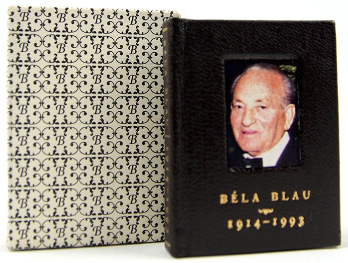 Item #32859 Béla Blau Bookbinder, 1914-1993.