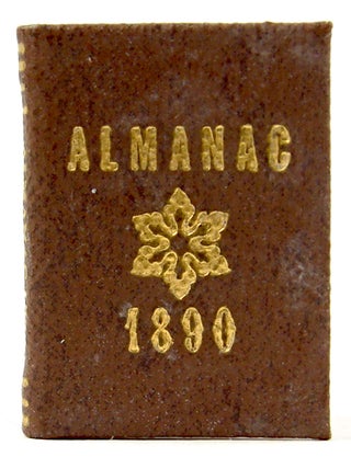 Item #33201 Hazeltine's Pocket Book Almanac 1890