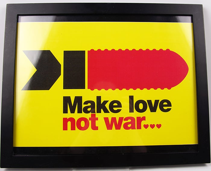 Item #33250 "Make love not war..."