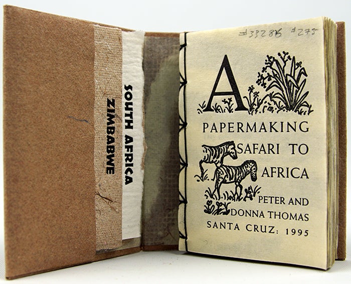 Item #33286 A Papermaking Safari to Africa. Peter Thomas.