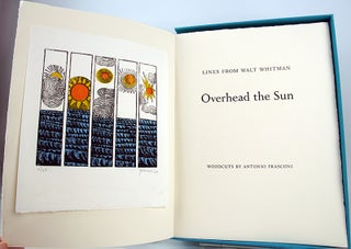 Item #33312 Overhead the Sun: Lines from Walt Whitman. Walt Whitman