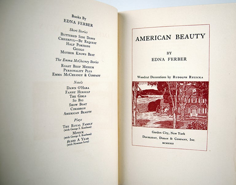 American Beauty. Edna Ferber.